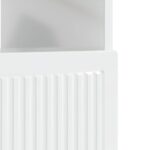 vidaXL LED TV kabinet Biela s vysokým leskom Kompozitné drevo – Obrázok 7
