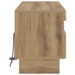 vidaXL LED TV kabinet Dub artisan Kompozitné drevo – Obrázok 5