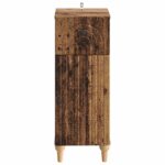 vidaXL Kúpeľňová úložná skriňa ALKMAAR Staré drevo 30 x 31 x 80 cm – Obrázok 3
