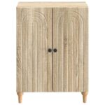 vidaXL Kúpeľňová úložná skriňa ALKMAAR Dub sonoma 59,5 x 31 x 80 cm – Obrázok 3
