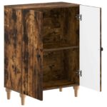 vidaXL Kúpeľňová úložná skriňa ALKMAAR Dymový dub 59,5 x 31 x 80 cm – Obrázok 2