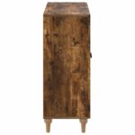 vidaXL Kúpeľňová úložná skriňa ALKMAAR Dymový dub 59,5 x 31 x 80 cm – Obrázok 4