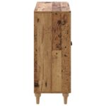 vidaXL Kúpeľňová úložná skriňa ALKMAAR Staré drevo 59,5 x 31 x 80 cm – Obrázok 4
