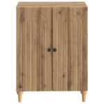 vidaXL Kúpeľňová úložná skriňa ALKMAAR Dub artisan 59,5 x 31 x 80 cm – Obrázok 3