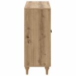vidaXL Kúpeľňová úložná skriňa ALKMAAR Dub artisan 59,5 x 31 x 80 cm – Obrázok 4