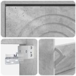 vidaXL Nástenný botník ALKMAAR 71 x 17 x 43 cm Kompozitné drevo – Obrázok 6