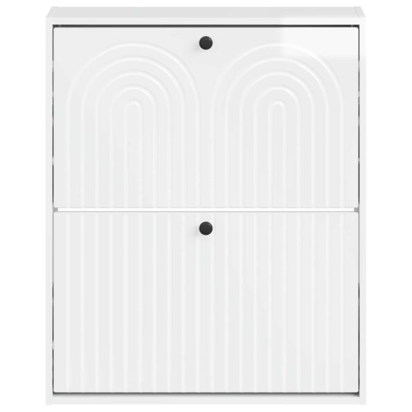 vidaXL Nástenný botník ALKMAAR 71 x 17 x 86 cm Kompozitné drevo – Obrázok 3