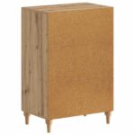 vidaXL Skriňa na topánky ALKMAAR 59,5 x 39,5 x 90 cm Kompozitné drevo – Obrázok 5