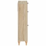 vidaXL Skriňa na topánky ALKMAAR 78 x 24 x 103 cm Kompozitné drevo – Obrázok 4