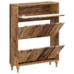 vidaXL Skriňa na topánky ALKMAAR 78 x 24 x 103 cm Kompozitné drevo – Obrázok 2