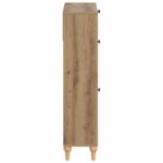 vidaXL Skriňa na topánky ALKMAAR 78 x 24 x 103 cm Kompozitné drevo – Obrázok 4