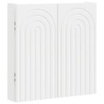 vidaXL Skriňa na terč ALKMAAR Biela 52,5 x 10,5 x 53,5 cm – Obrázok 3