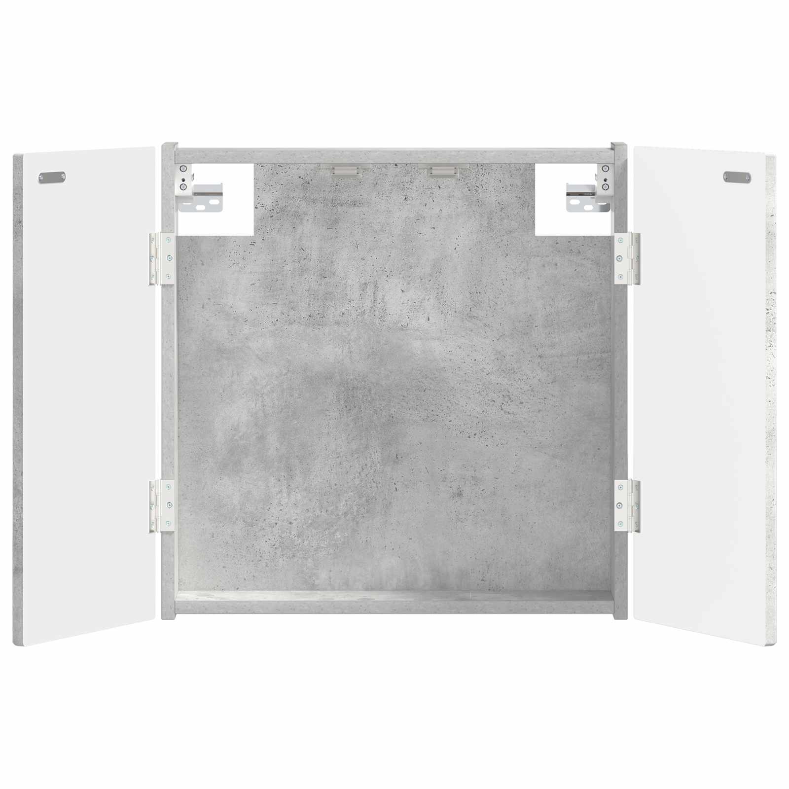 896228_1.jpg vidaXL Skriňa na terč ALKMAAR Betónovo sivá 52,5 x 10,5 x 53,5 cm – Obrázok 1
