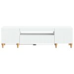 vidaXL LED TV kabinet Biela Kompozitné drevo – Obrázok 4