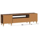 vidaXL LED TV kabinet Staré drevo Kompozitné drevo – Obrázok 6