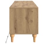 vidaXL LED TV kabinet Dub artisan Kompozitné drevo – Obrázok 5