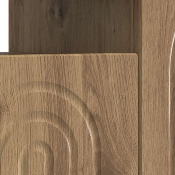 vidaXL LED TV kabinet Dub artisan Kompozitné drevo – Obrázok 7