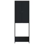vidaXL Toaletná skriňa ALKMAAR Čierna 66 x 25,5 x 190 cm – Obrázok 3