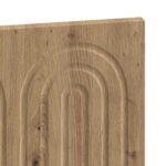 vidaXL Hlavová doska na stenu ALKMAAR Dub artisan Kompozitné drevo – Obrázok 6