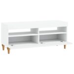 vidaXL LED TV kabinet Biela Kompozitné drevo – Obrázok 3