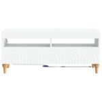 vidaXL LED TV kabinet Biela Kompozitné drevo – Obrázok 4