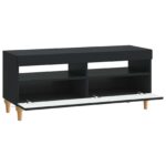 vidaXL LED TV kabinet Čierna Kompozitné drevo – Obrázok 3