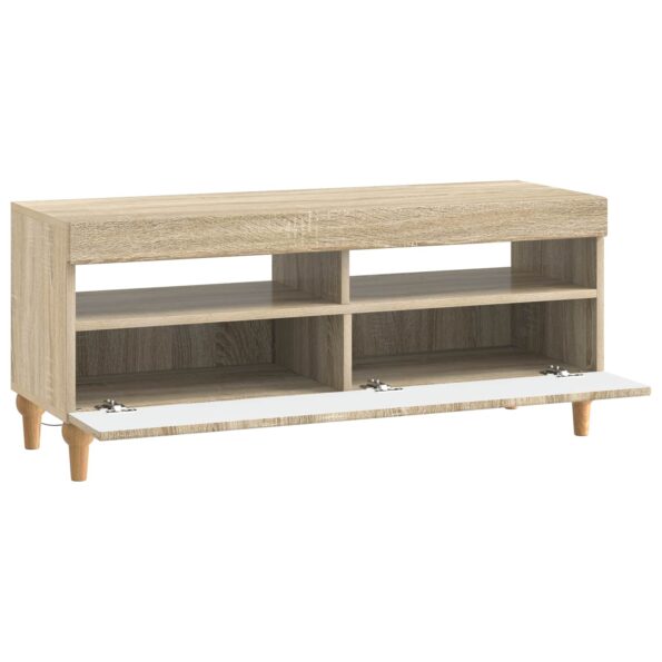 vidaXL LED TV kabinet Dub sonoma Kompozitné drevo – Obrázok 3