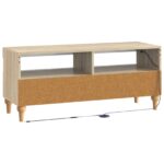 vidaXL LED TV kabinet Dub sonoma Kompozitné drevo – Obrázok 6