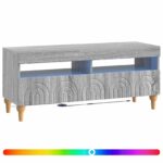 vidaXL LED TV kabinet Sivý Sonoma Kompozitné drevo – Obrázok 2