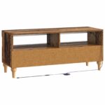 vidaXL LED TV kabinet Staré drevo Kompozitné drevo – Obrázok 6