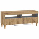 vidaXL LED TV kabinet Dub artisan Kompozitné drevo