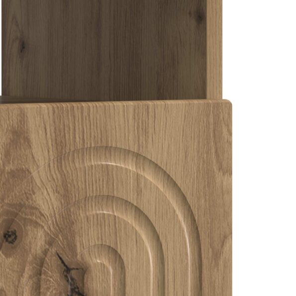 vidaXL LED TV kabinet Dub artisan Kompozitné drevo – Obrázok 7