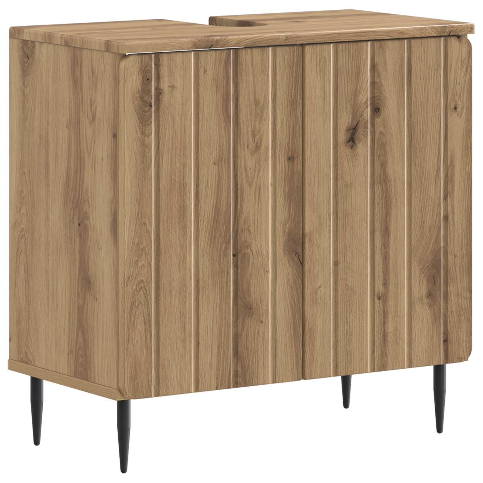 896354_1.jpg vidaXL Kúpeľňová skrinka pod umývadlo ZWOLLE Dub artisan – Obrázok 1
