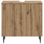 vidaXL Kúpeľňová skrinka pod umývadlo ZWOLLE Dub artisan – Obrázok 3