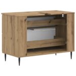 vidaXL Kúpeľňová skrinka pod umývadlo ZWOLLE Dub artisan – Obrázok 5