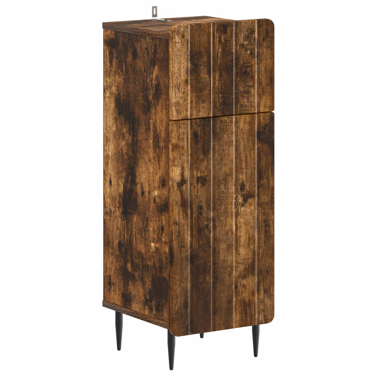 896390_1.jpg vidaXL Kúpeľňová úložná skriňa ZWOLLE Dymový dub 30 x 31 x 79,5 cm – Obrázok 1