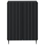 vidaXL Kúpeľňová úložná skriňa ZWOLLE Čierna 59,5 x 31 x 79,5 cm – Obrázok 3