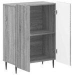 vidaXL Kúpeľňová úložná skriňa ZWOLLE Sivý Sonoma 59,5 x 31 x 79,5 cm – Obrázok 2