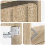 vidaXL Nástenný botník ZWOLLE 71 x 17 x 43 cm Kompozitné drevo – Obrázok 6