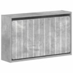 vidaXL Nástenný botník ZWOLLE 71 x 17 x 43 cm Kompozitné drevo