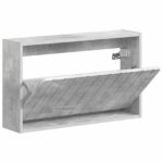 vidaXL Nástenný botník ZWOLLE 71 x 17 x 43 cm Kompozitné drevo – Obrázok 2