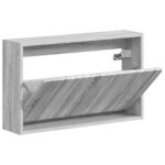 vidaXL Nástenný botník ZWOLLE 71 x 17 x 43 cm Kompozitné drevo – Obrázok 2