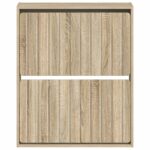 vidaXL Nástenný botník ZWOLLE 71 x 17 x 86 cm Kompozitné drevo – Obrázok 3