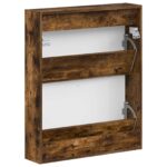 vidaXL Nástenný botník ZWOLLE 71 x 17 x 86 cm Kompozitné drevo – Obrázok 5