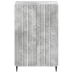 vidaXL Skriňa na topánky ZWOLLE 59,5 x 39,5 x 91,5 cm Kompozitné drevo – Obrázok 3