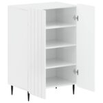 vidaXL Skriňa na topánky ZWOLLE 59,5 x 39,5 x 91,5 cm Kompozitné drevo – Obrázok 2