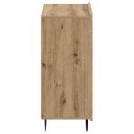 vidaXL Skriňa na topánky ZWOLLE 59,5 x 39,5 x 91,5 cm Kompozitné drevo – Obrázok 4