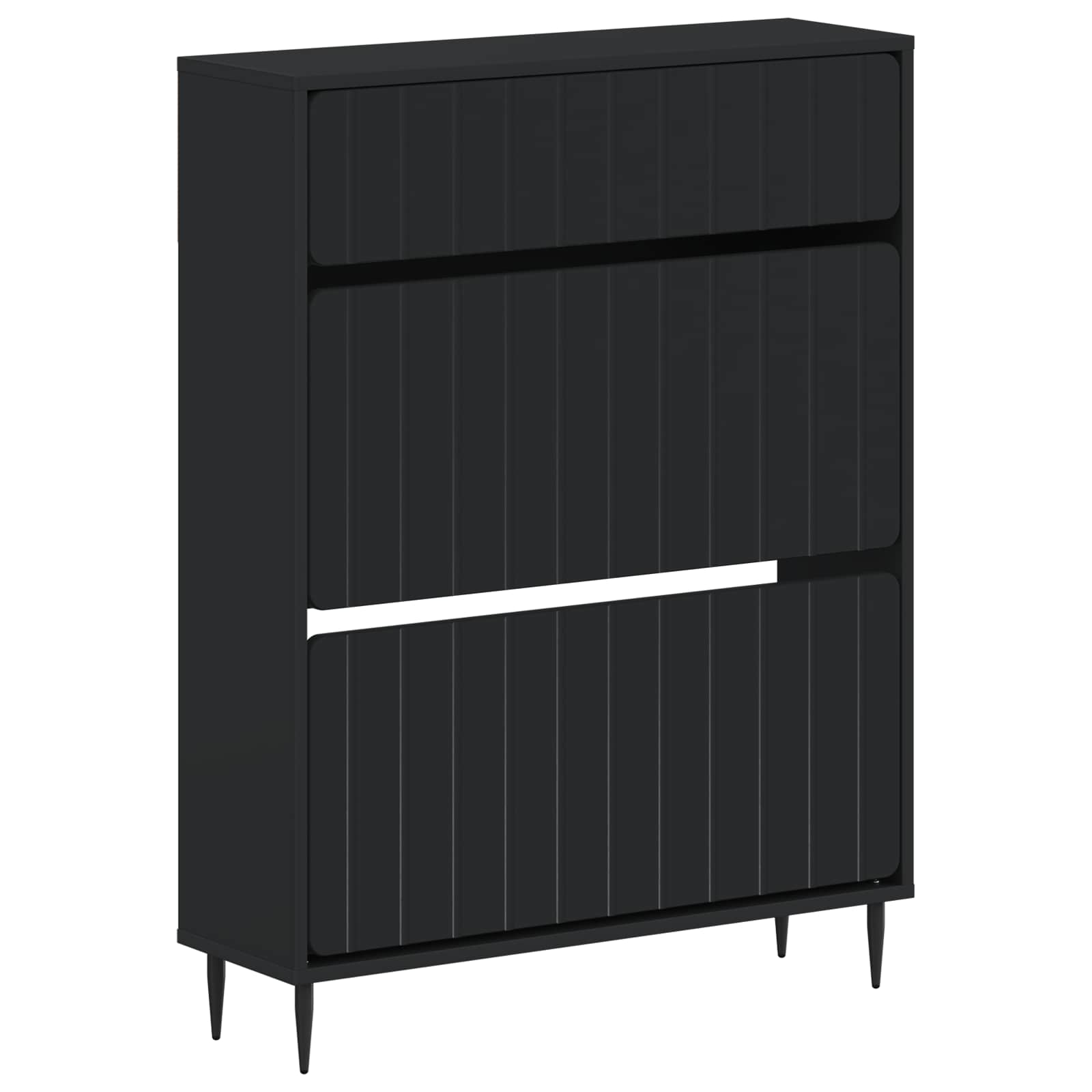 896436_1.jpg vidaXL Skriňa na topánky ZWOLLE 78 x 24 x 103 cm Kompozitné drevo – Obrázok 1