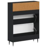 vidaXL Skriňa na topánky ZWOLLE 78 x 24 x 103 cm Kompozitné drevo – Obrázok 5