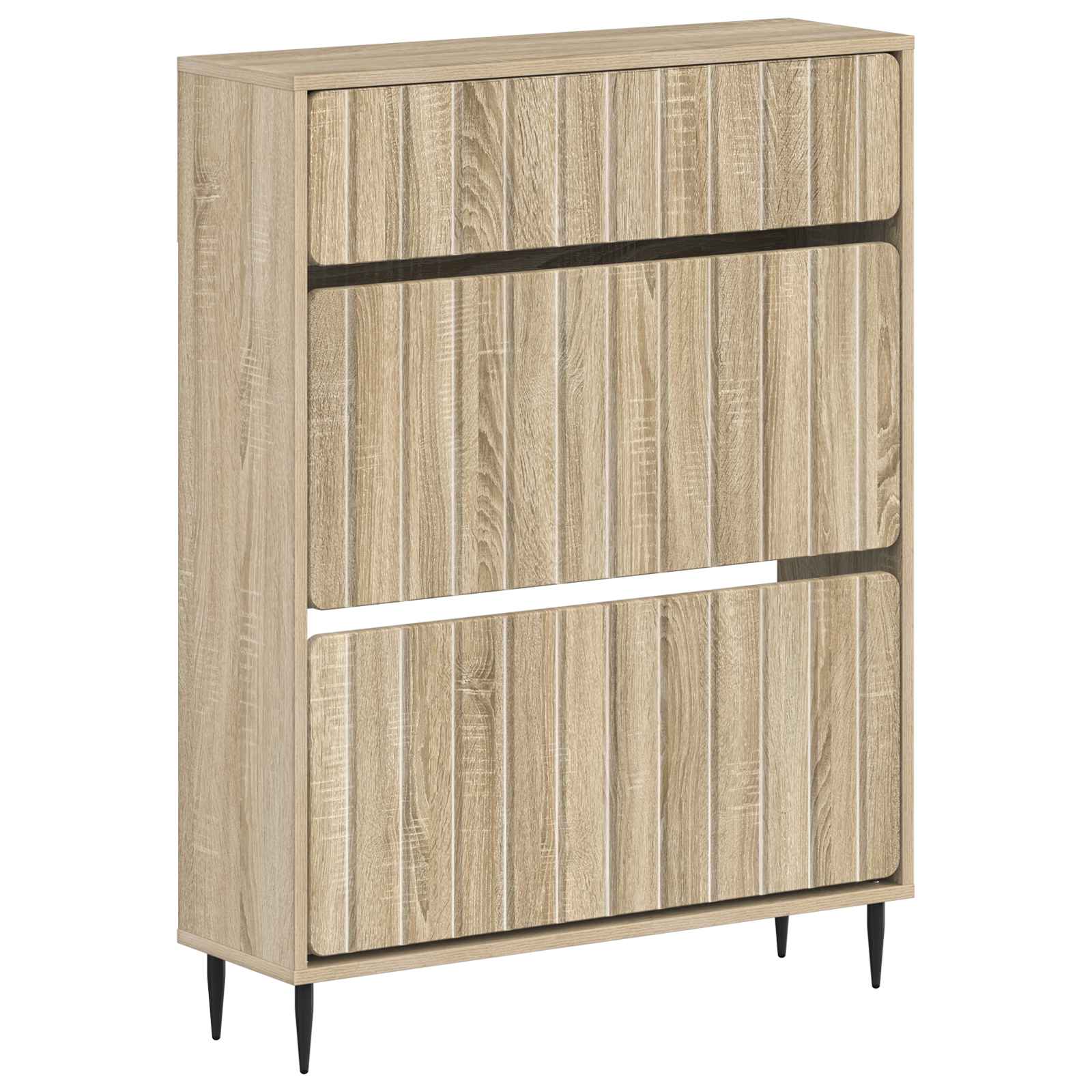 896437_1.jpg vidaXL Skriňa na topánky ZWOLLE 78 x 24 x 103 cm Kompozitné drevo – Obrázok 1
